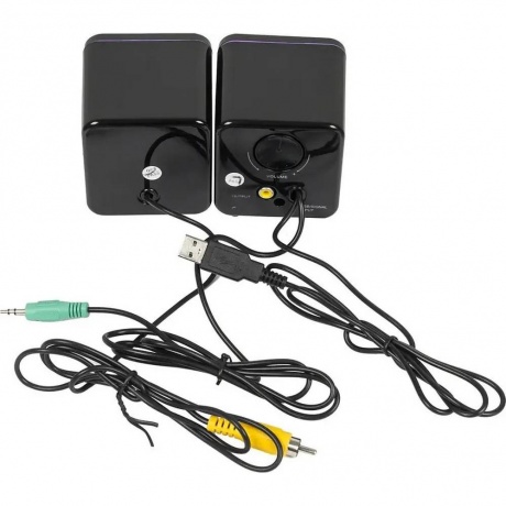 Колонки Sven 315 2.0 черный 5Вт - фото 6