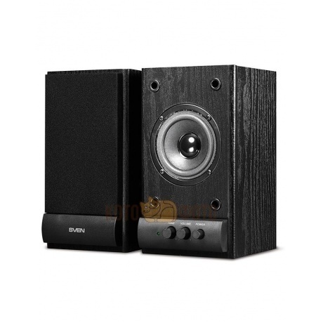 Колонки Sven SPS-607 2.0 черный 6Вт - фото 1