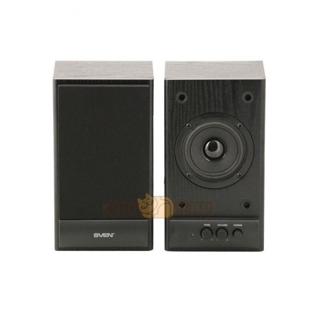 Колонки Sven SPS-607 2.0 черный 6Вт - фото 2