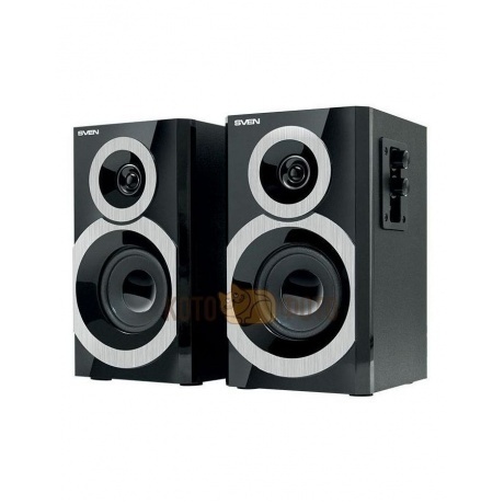 Колонки Sven SPS-619 2.0 черный 20Вт - фото 2