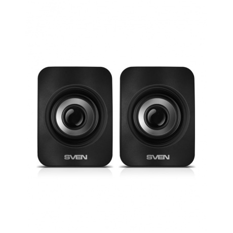 Колонки Sven 130 2.0 черный 6Вт - фото 2