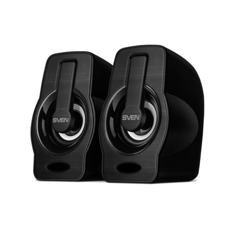 Колонки Sven 255 2.0 черный 6Вт - фото 2