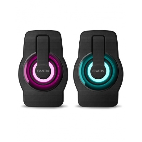 Колонки Sven 255 2.0 черный 6Вт - фото 3