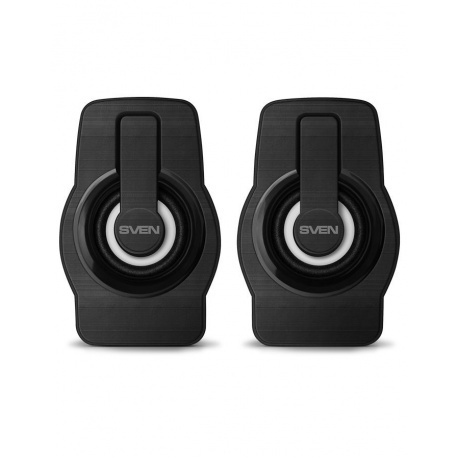 Колонки Sven 255 2.0 черный 6Вт - фото 4