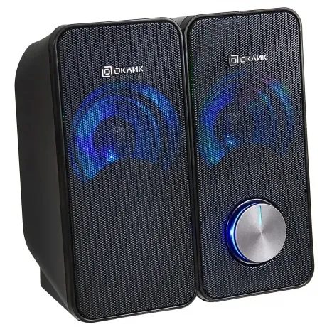 Колонки Oklick OK-122 2.0 черный 4Вт
