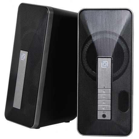 Колонки Oklick OK-130 2.0 черный 20Вт BT - фото 4