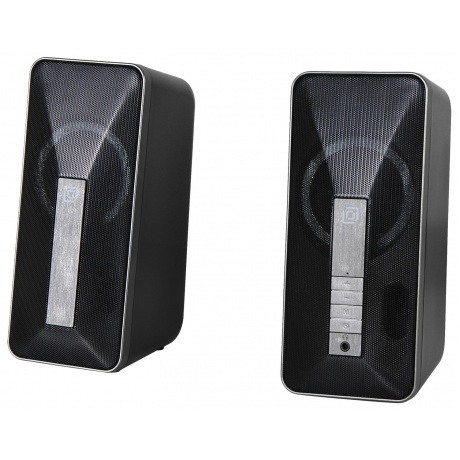 Колонки Oklick OK-130 2.0 черный 20Вт BT - фото 5