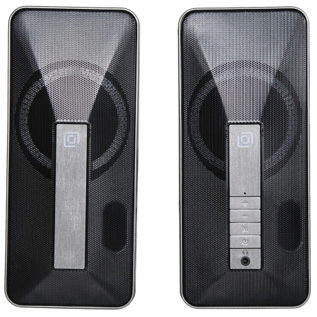 Колонки Oklick OK-130 2.0 черный 20Вт BT - фото 6