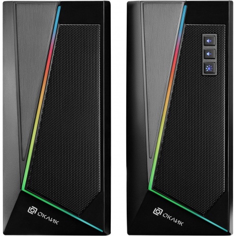 Колонки Oklick OK-125 2.0 черный 12Вт - фото 2