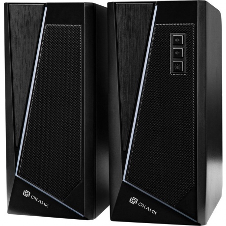 Колонки Oklick OK-125 2.0 черный 12Вт - фото 4