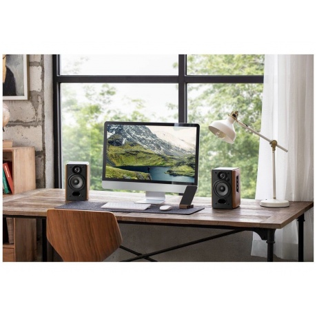 Колонки Edifier R1380DB 2.0 светлое дерево/черный - фото 19