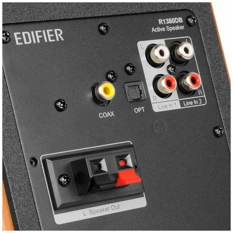 Колонки Edifier R1380DB 2.0 светлое дерево/черный - фото 6