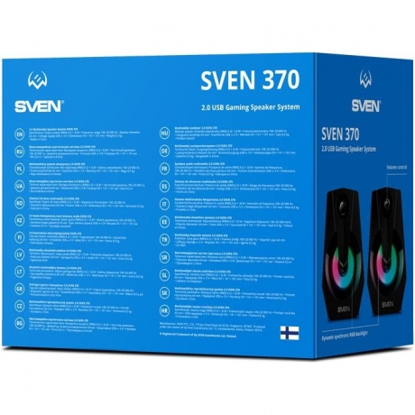 Колонки Sven 370 чёрные (SV-020552) - фото 14