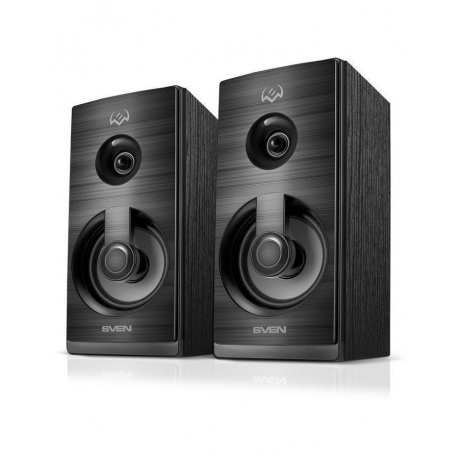 Колонки Sven SPS-512 2.0 чёрные (SV-020156) - фото 2