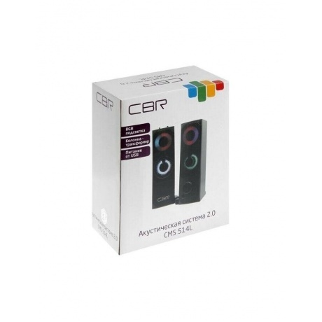 Колонки CBR CMS 514L Black - фото 14