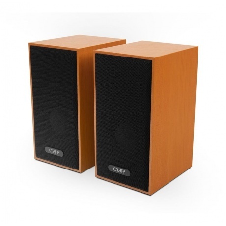 Колонки CBR CMS 635, Wooden, 3.0 W*2, USB - фото 1