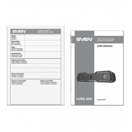 Колонки Sven 450 2.0 (SV-020958) чёрные - фото 12