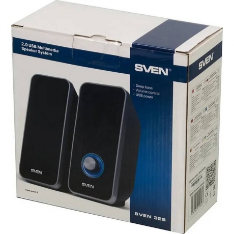 Колонки Sven 325 2*3W Black USB - фото 6