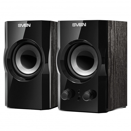 Колонки Sven SPS-606 2x3W Black - фото 1