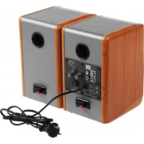 Колонки Edifier R1010BT 2.0 коричневый/коричневый 24Вт BT - фото 2