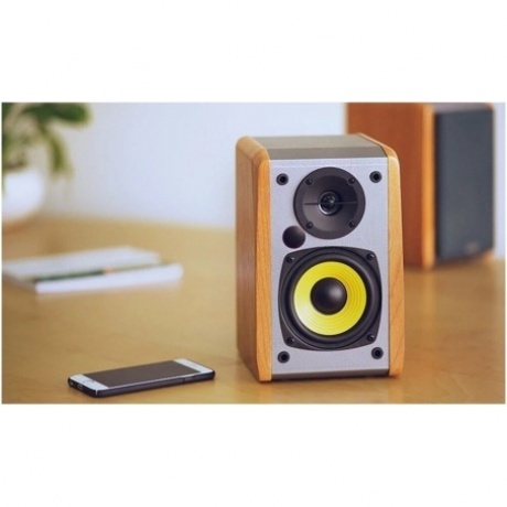 Колонки Edifier R1010BT 2.0 коричневый/коричневый 24Вт BT - фото 12