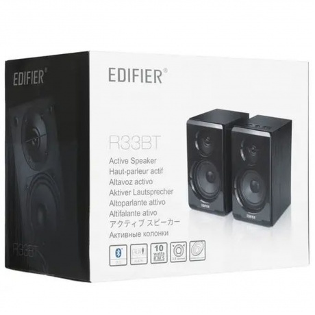 Колонки Edifier R33BT 2.0 черный/черный 10Вт BT - фото 7