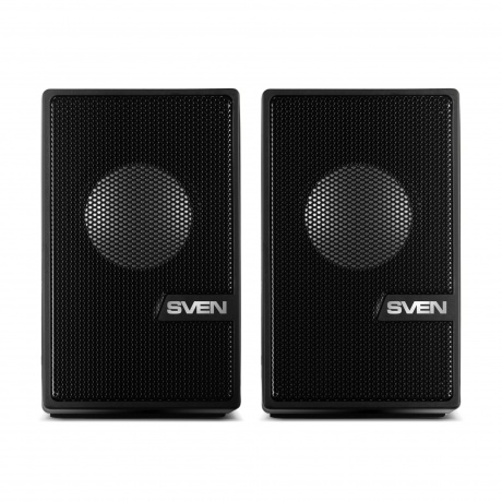 Колонки SVEN 340 2.0 чёрные 2x3W, USB, Bluetooth - фото 2