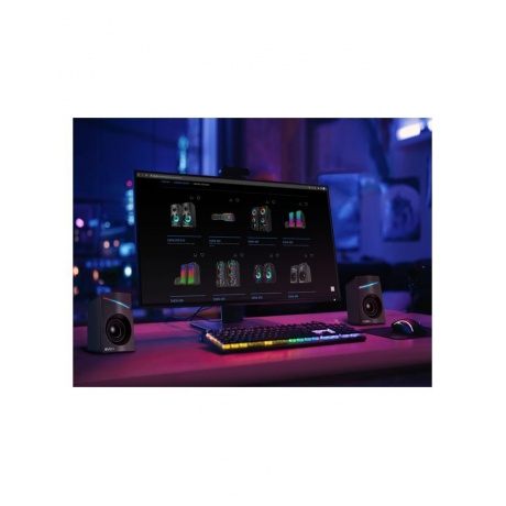 Колонки SVEN 305 2.0 чёрные USB,  2x3 Вт, RGB подсветка - фото 9