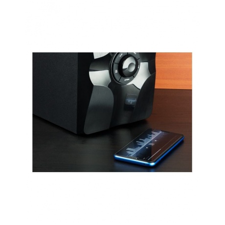 Колонки SVEN MS-315 2.1 чёрные 2x13W +  20W, Bluetooth, ПДУ, USB flash, LED-дисплей, FM-радио - фото 11