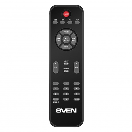 Колонки SVEN MS-312 2.1 чёрные 2x20W +  20W, Bluetooth, ПДУ, USB flash, LED-дисплей, FM-радио, RGB подсветка - фото 8