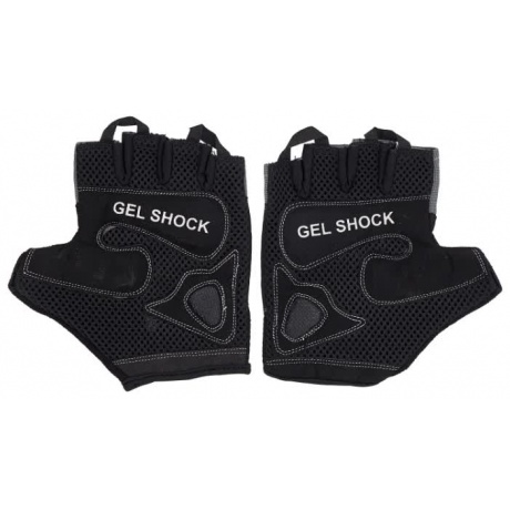 Перчатки для фитнеса INDIGO аналог н/к, SB-16-1576, Серо-черный, XXL - фото 2