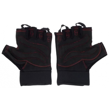 Перчатки для фитнеса INDIGO аналог н/к, спандекс, неопрен, SB-16-1575, Черный, S - фото 2
