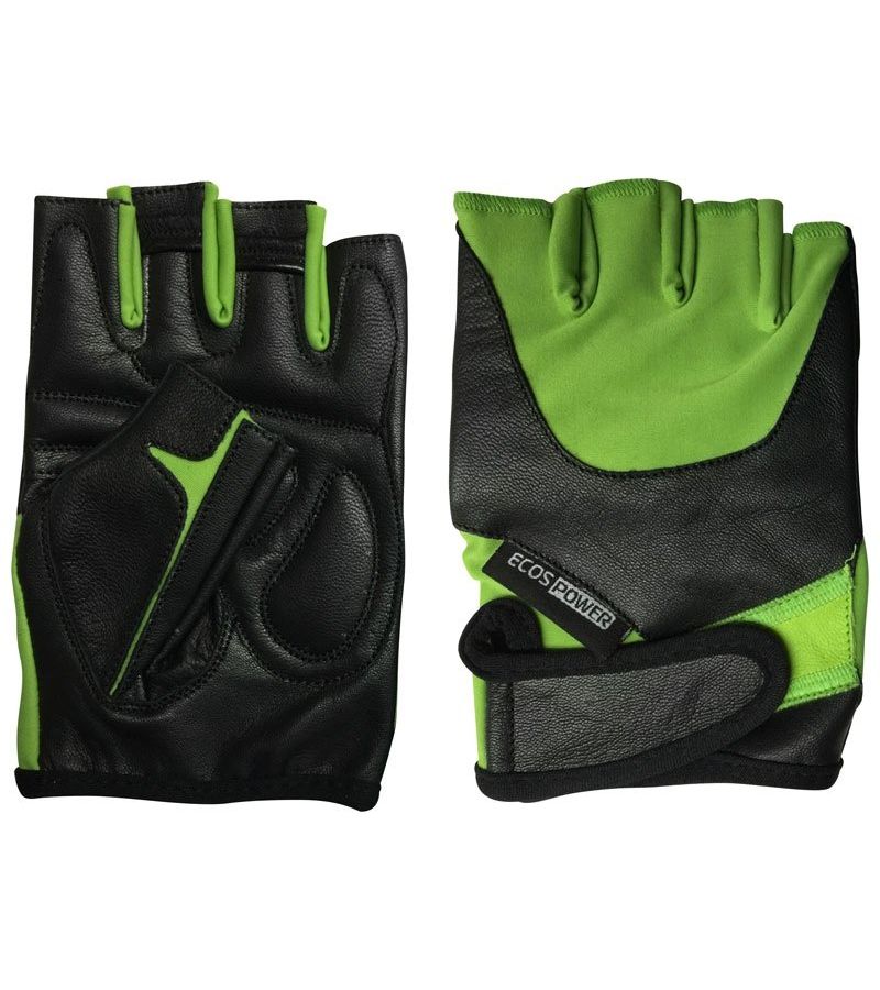 Перчатки для фитнеса 5102-GXL, цвет: зеленый, размер: XL