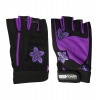 Перчатки для фитнеса 5106-VM, цвет: черный+фиолетовый, размер: М
