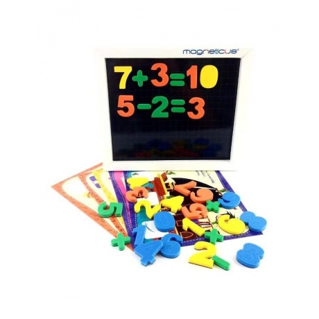 Игровой набор MAGNETICUS Мягкие магнитные Цифры - фото 10