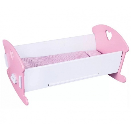 

Кроватка для куклы в коробке в комплекте подушка, матрас VIGA VG59511