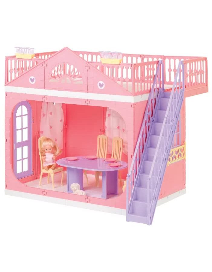 Домик Маленькой принцессы С-1433 m wood кукольный домик мелодия mw 3027 нежно розовый