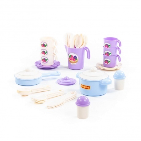 

Набор детской посуды "Настенька" на 6 персон (V1) 38 предметов в сетке 79954