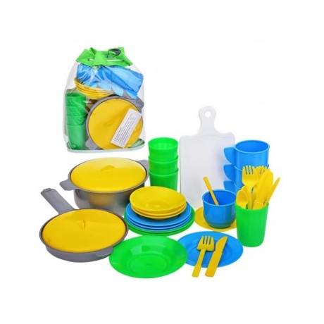 Детский кухонный набор (39 предметов) в рюкзаке У523 - фото 2