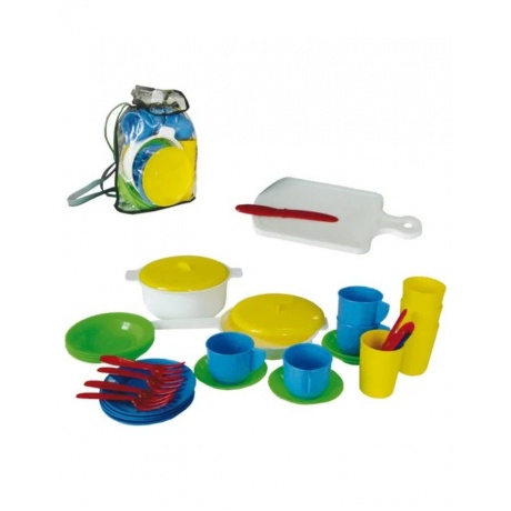 Детский кухонный набор (39 предметов) в рюкзаке У523 - фото 3