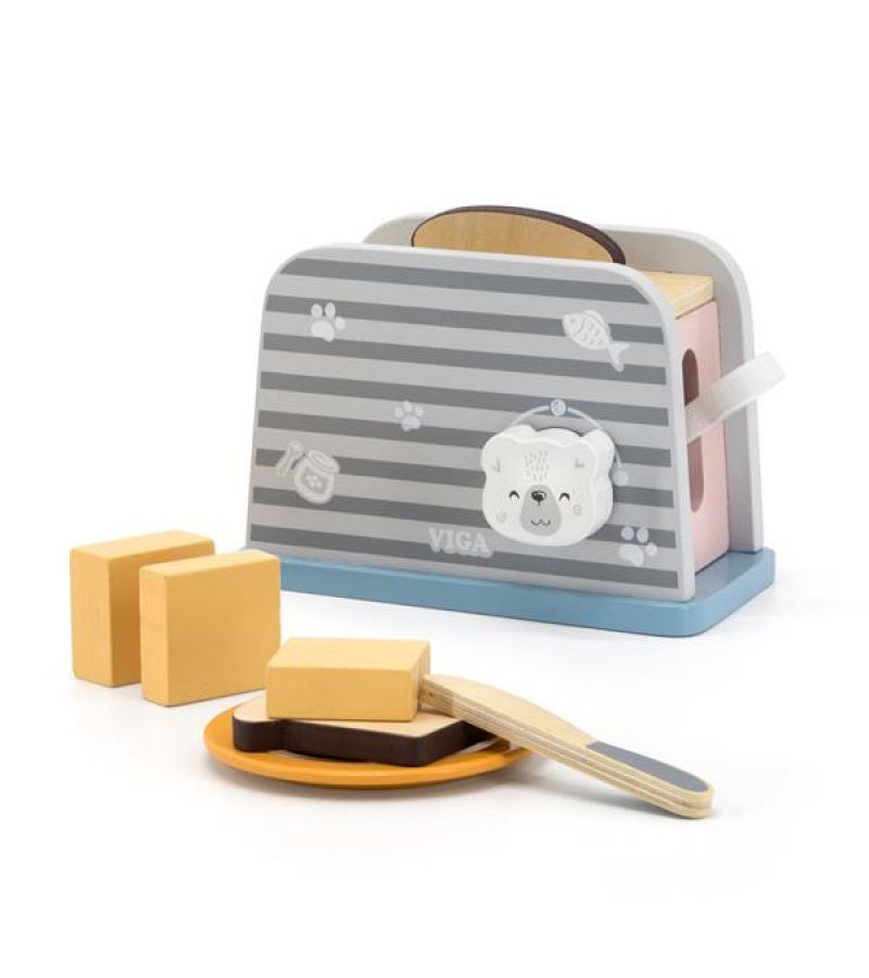 игровой набор с тостером classic world завтрак Набор Завтрак с тостером (8 предм) в коробке 44017