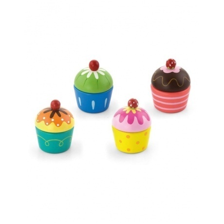 Набор выпечки (4 пирожных) в коробке 50808 - фото 2