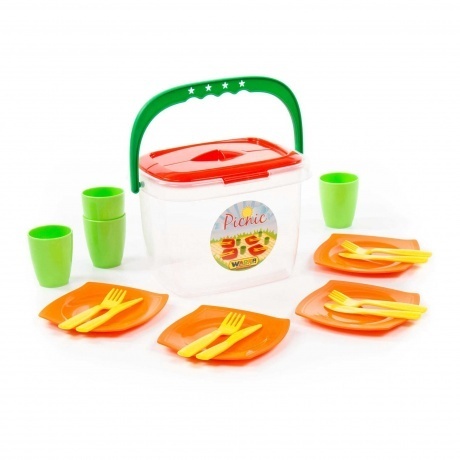 Набор детской посуды &quot;Алиса&quot; для пикника №1 - фото 3