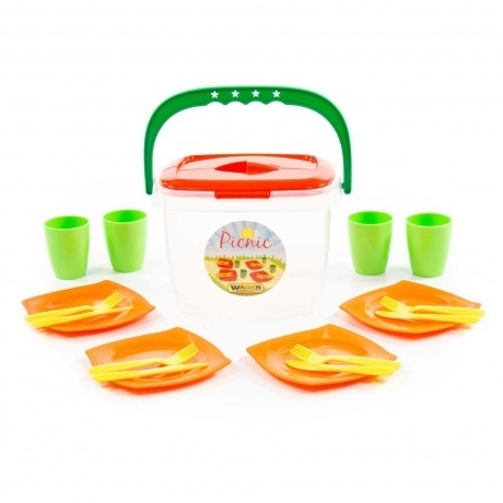 Набор детской посуды &quot;Алиса&quot; для пикника №1 - фото 4