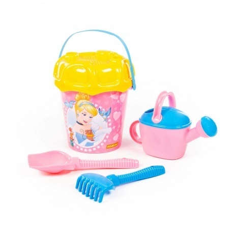 Набор "Принцесса" №15:ведро большое с наклейкой,ситечко - фото 3