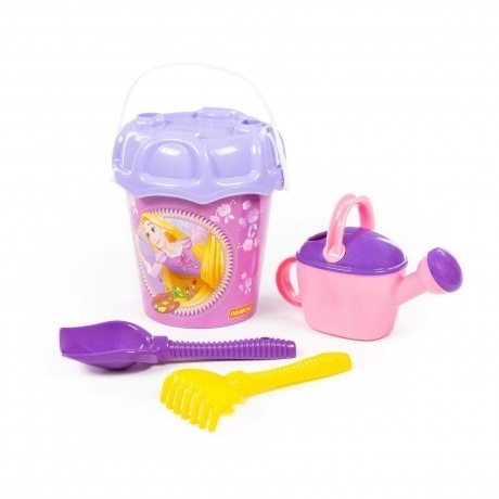 Набор "Принцесса" №15:ведро большое с наклейкой,ситечко - фото 9