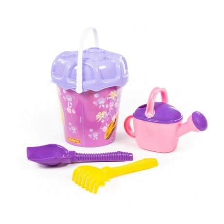 Набор "Принцесса" №15:ведро большое с наклейкой,ситечко - фото 10