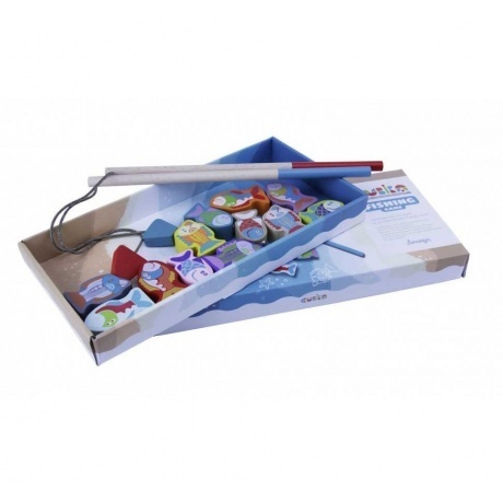 Игрушка &quot;Рыбалка&quot; (12 рыбок, удочки) CUBIKA.13739 - фото 2