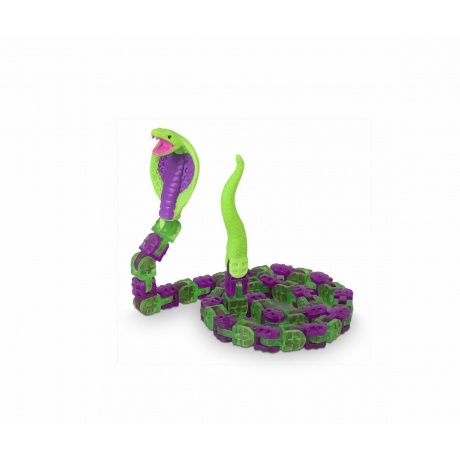 Антистресс-игрушка Klixx Creaturez Кобра фиолетовая - фото 2