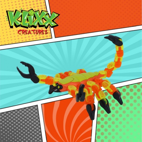 Антистресс-игрушка Klixx Creaturez Скорпион желтый - фото 10